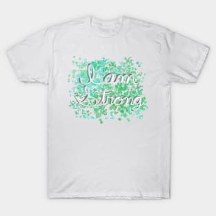 I am Strong Digital Chalk Design T-Shirt